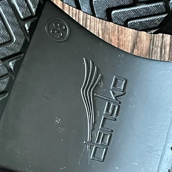 Dansko Brown Floral Paisley Embossed tooled sz 38 - Picture 8 of 13